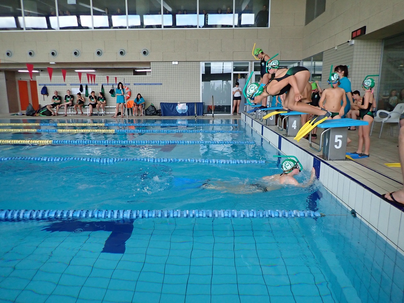 Resultados y puntuación 4ª jornada JDN de Natación con Aletas